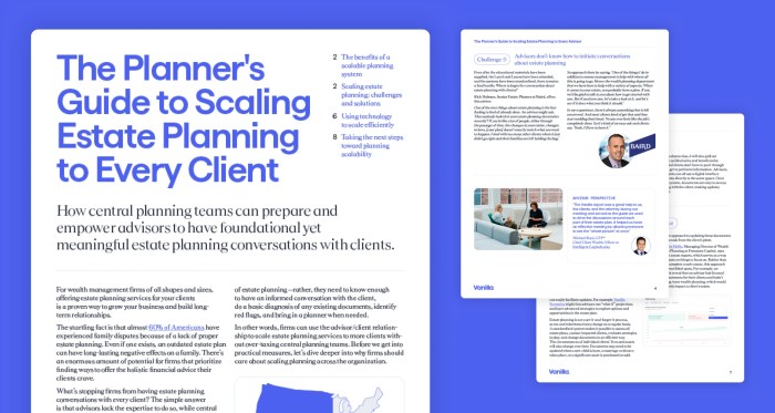 Estate planning advisor